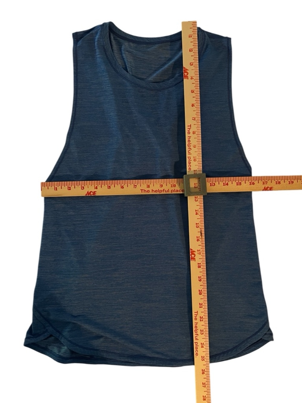 Lululemon In A Cinch Tank Heathered Pipe Dream Blue Size 4 - Picture 5 of 6